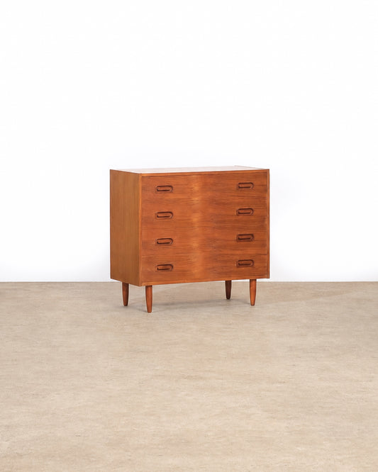 MCM Danish Teak 4-Drawer Dresser by Dyrlund