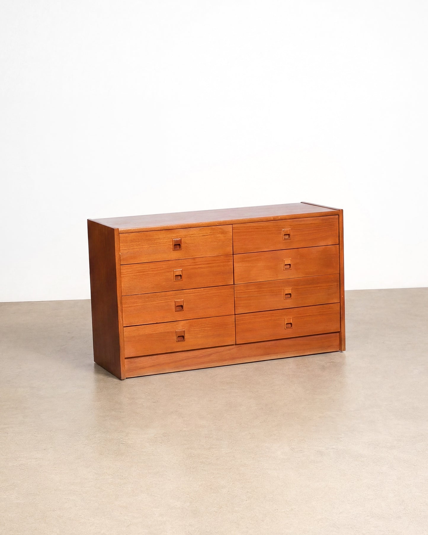 MCM Danish Teak 8-Drawer Dresser