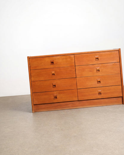 MCM Danish Teak 8-Drawer Dresser