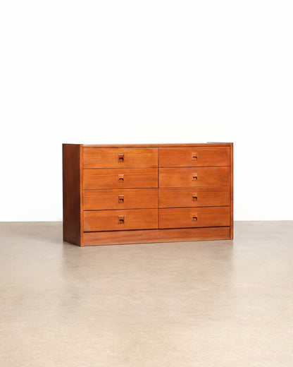 MCM Danish Teak 8-Drawer Dresser