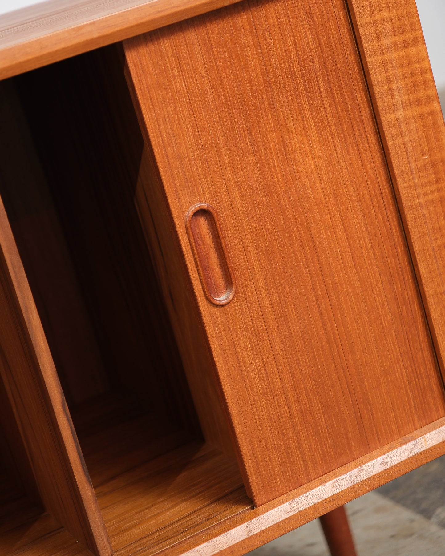 MCM Danish Teak Cabinet / Vinyl Holder