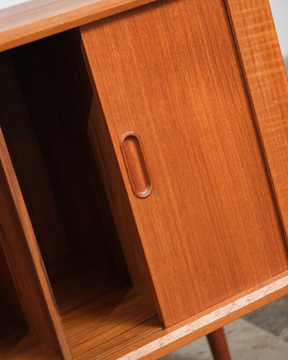 MCM Danish Teak Cabinet / Vinyl Holder
