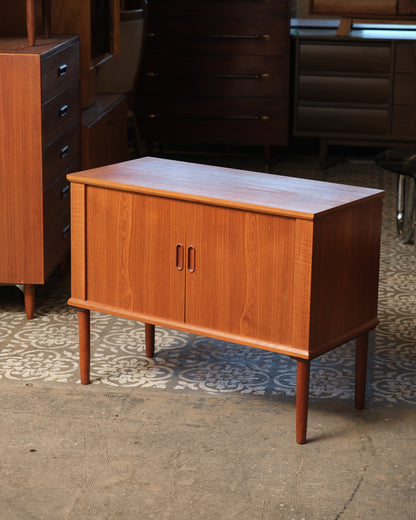 MCM Danish Teak Cabinet / Vinyl Holder