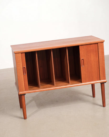 MCM Danish Teak Cabinet / Vinyl Holder