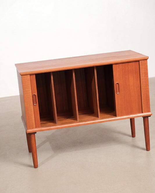 MCM Danish Teak Cabinet / Vinyl Holder