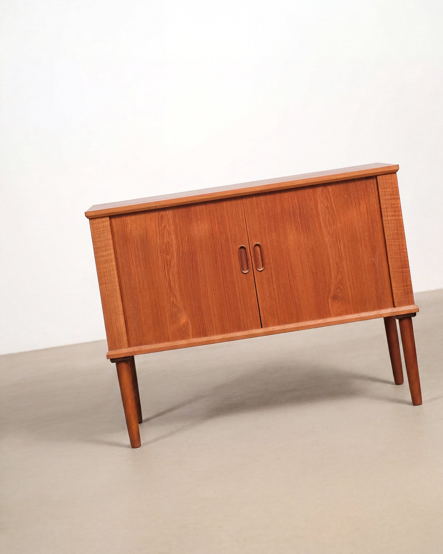 MCM Danish Teak Cabinet / Vinyl Holder