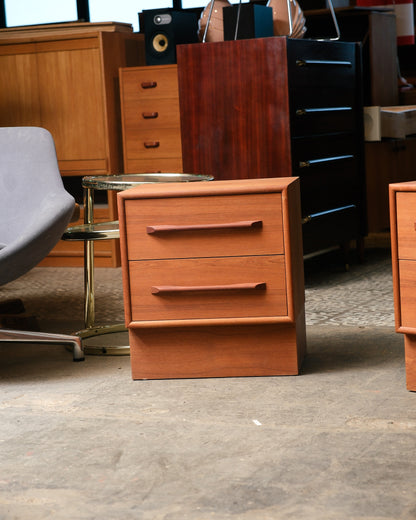 MCM Danish Teak Nightstand Set