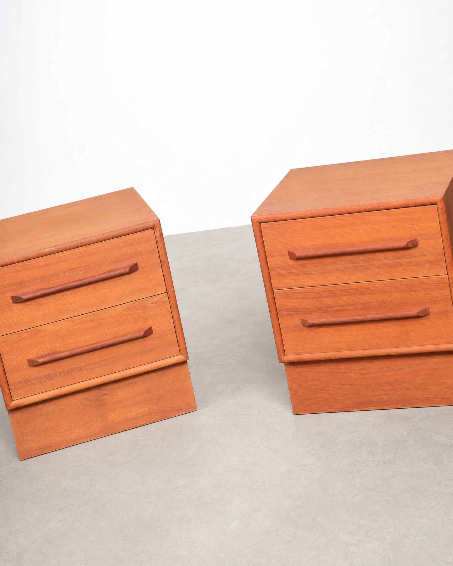 MCM Danish Teak Nightstand Set