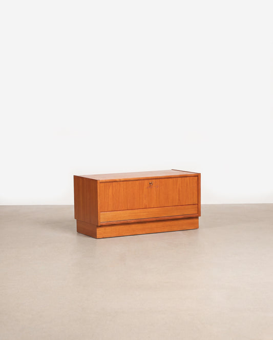 MCM Danish Teak Record Player Cabinet