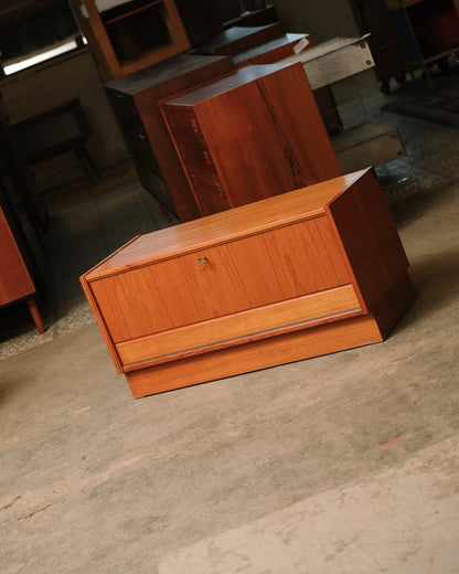 MCM Danish Teak Record Player Cabinet