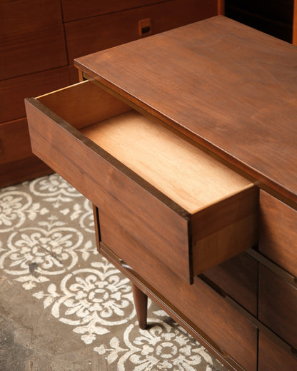 MCM Dark Walnut 6-Drawer Dresser
