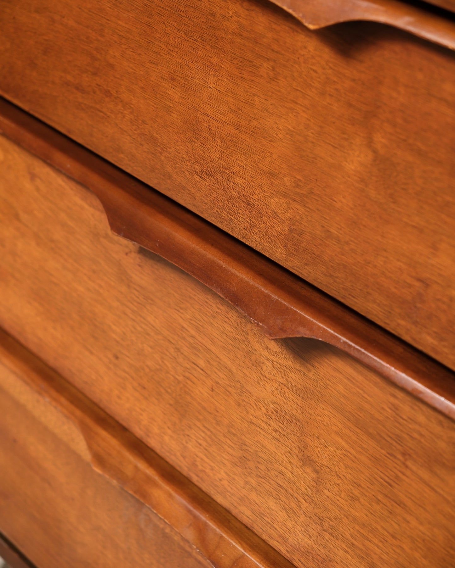 MCM Dark Walnut 9-Drawer Dresser by Vic Art (1967)