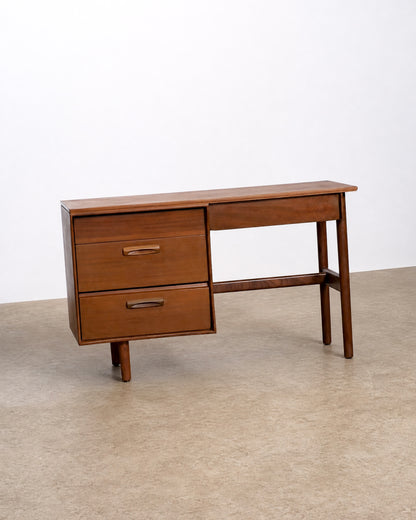 MCM Solid Teak Desk by Jan Kuypers for Imperial Furniture (1950s)