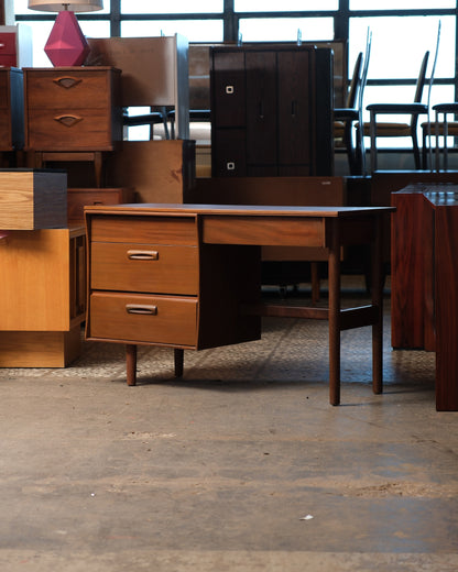 MCM Solid Teak Desk by Jan Kuypers for Imperial Furniture (1950s)