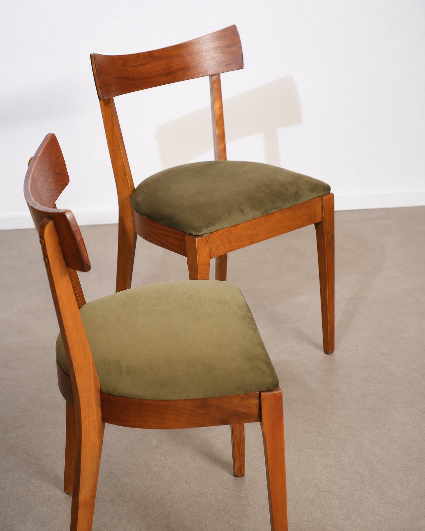 MCM Dark Walnut Dining Set by KF Furniture