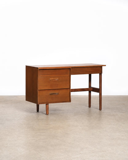 MCM Solid Teak Desk by Jan Kuypers for Imperial Furniture (1950s)