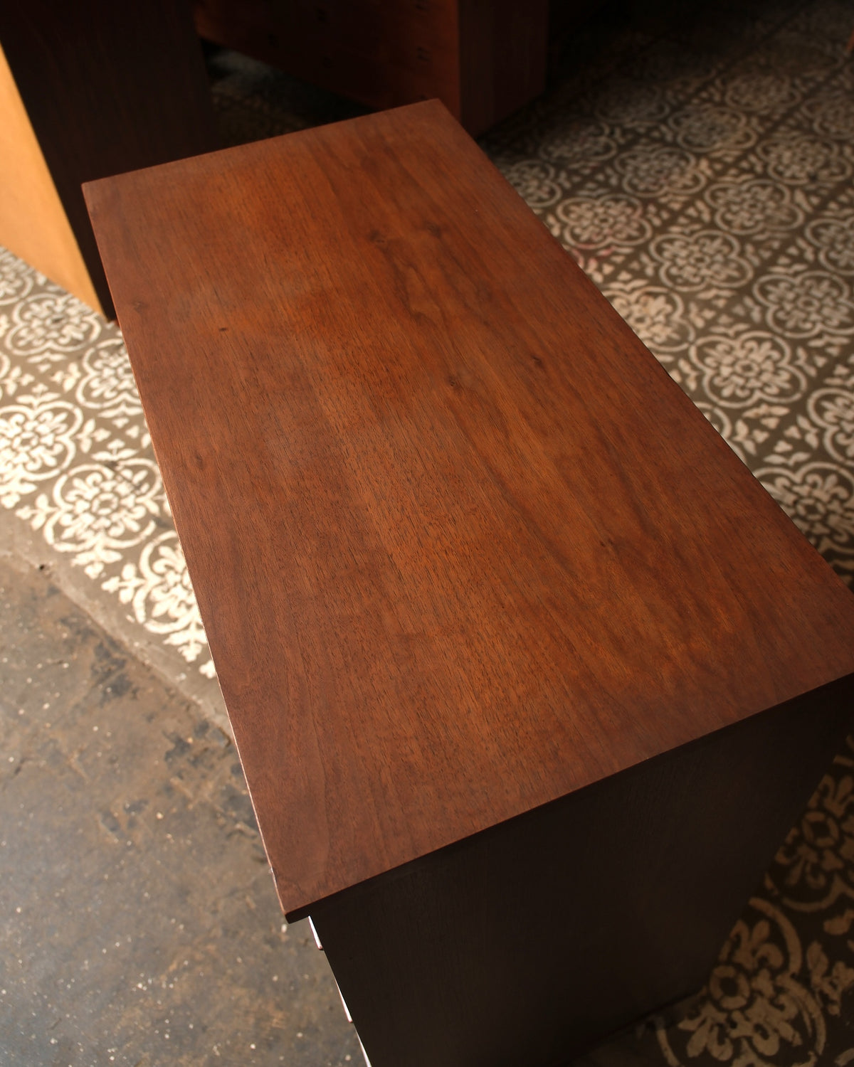 Mid-Century Modern Dark Walnut Dresser by KF Furniture