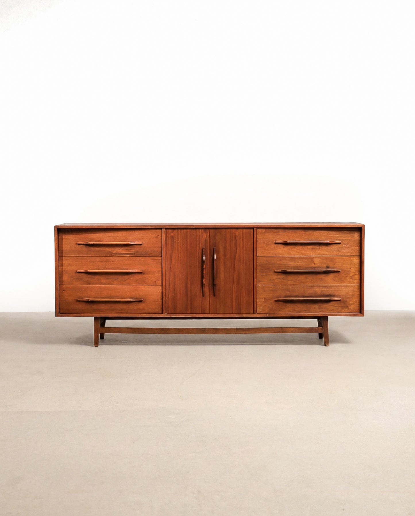 MCM Dark Walnut Dresser / Sideboard