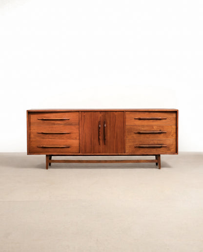 MCM Dark Walnut Dresser / Sideboard