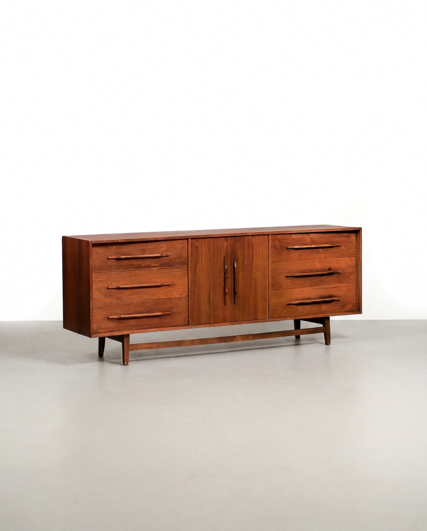 MCM Dark Walnut Dresser / Sideboard