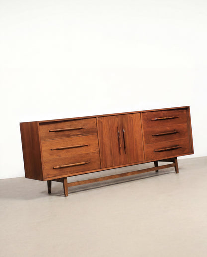 MCM Dark Walnut Dresser / Sideboard