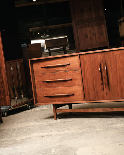 MCM Dark Walnut Dresser / Sideboard