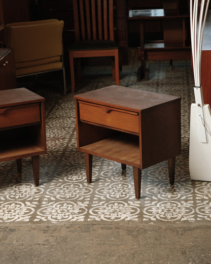 MCM Dark Walnut Nightstand Set