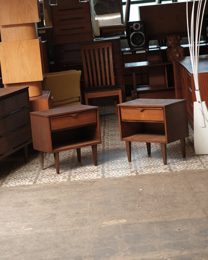 MCM Dark Walnut Nightstand Set