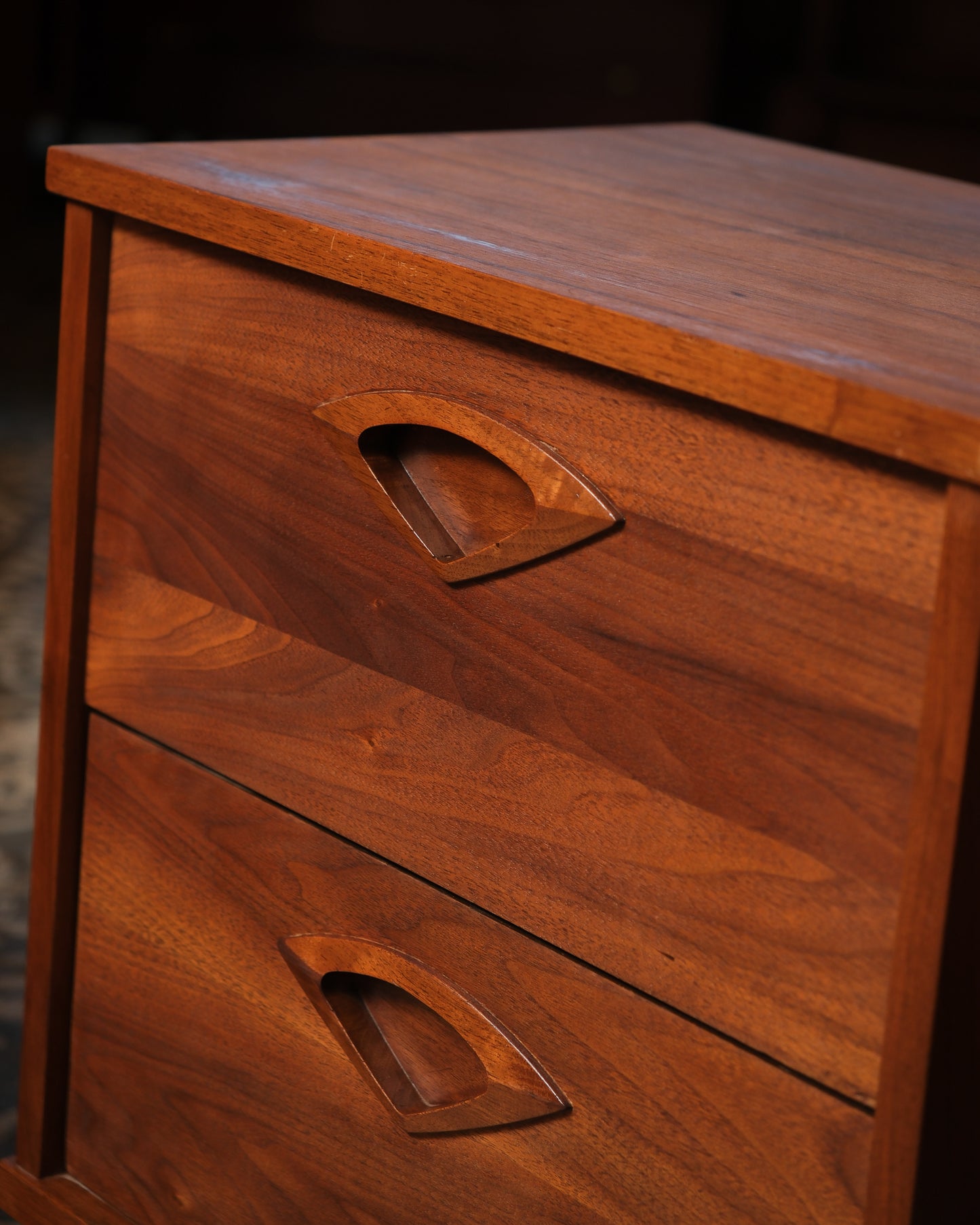 MCM Dark Walnut Nightstand Set