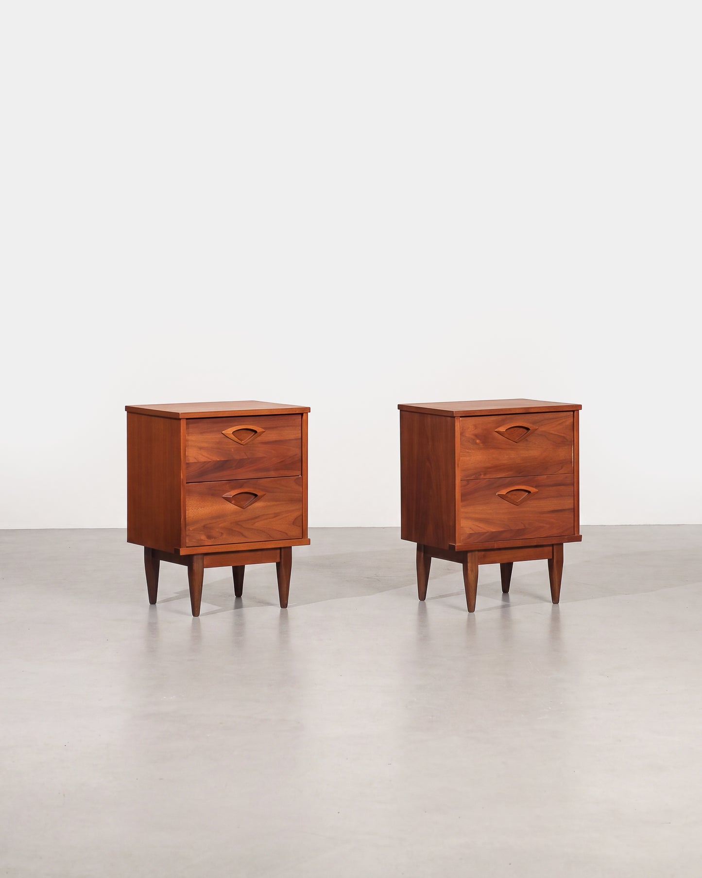 MCM Dark Walnut Nightstand Set