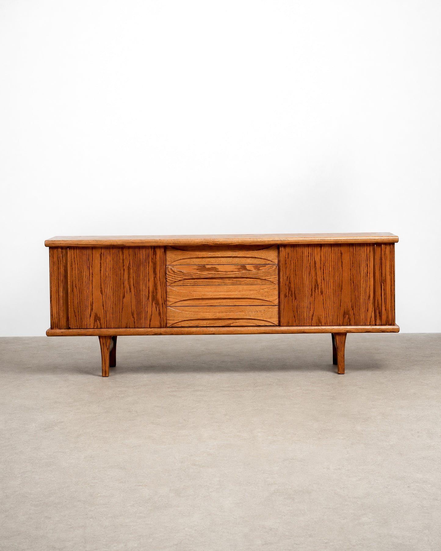 MCM Oak Credenza by Nordic Industries