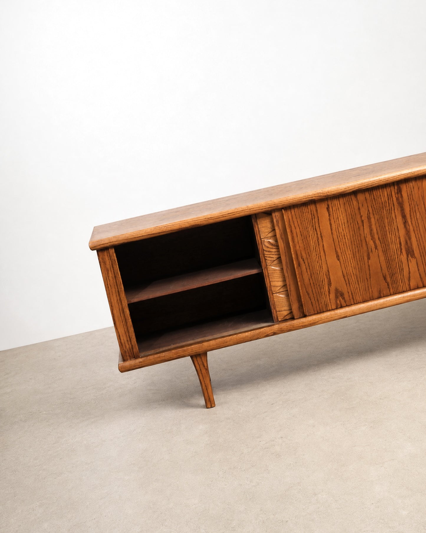 MCM Oak Credenza by Nordic Industries