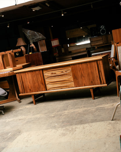 MCM Oak Credenza by Nordic Industries