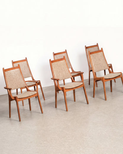MCM Oak Dining Set by Nordic Furniture