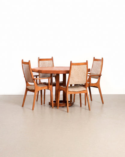 MCM Oak Dining Set by Nordic Furniture