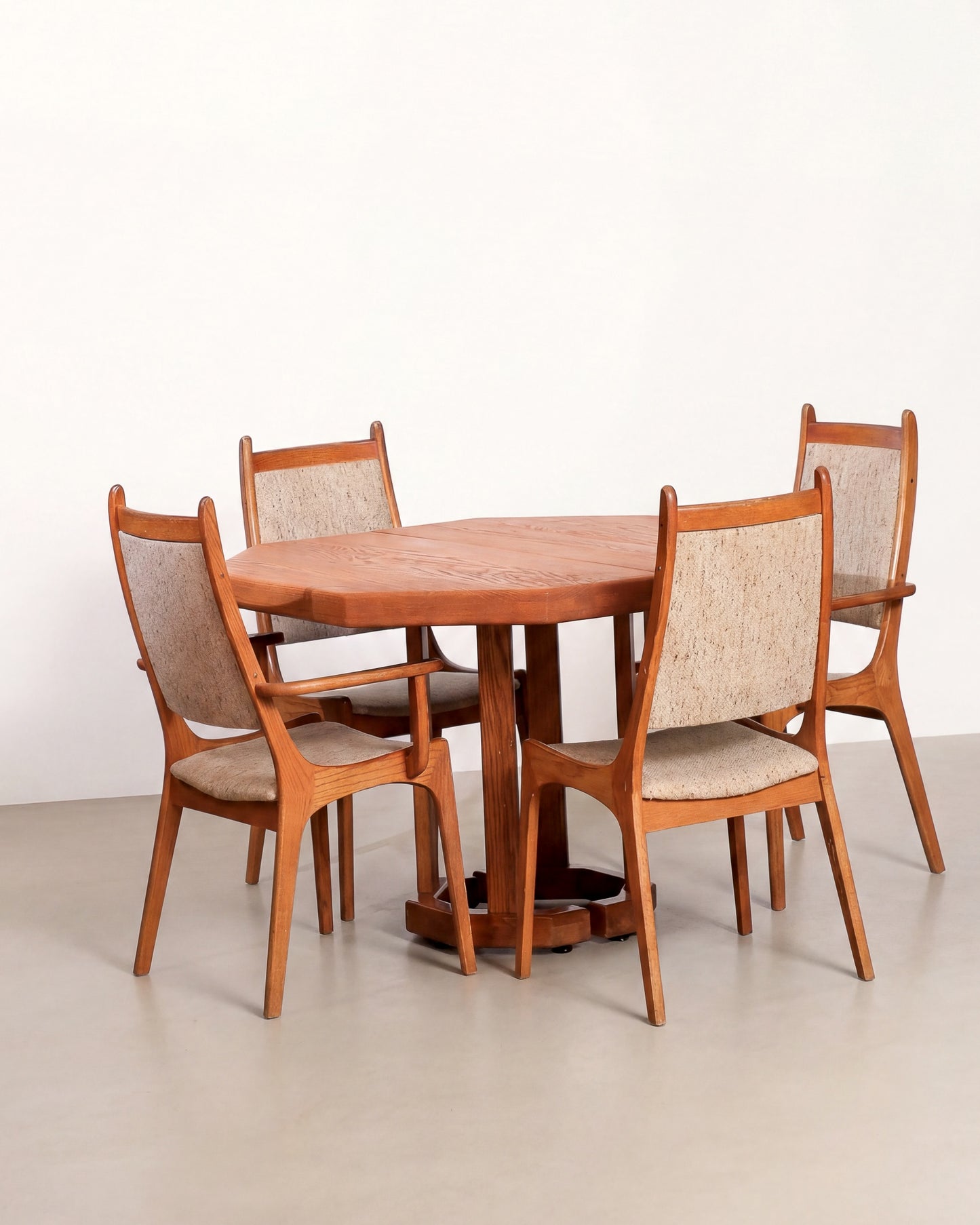 MCM Oak Dining Set by Nordic Furniture