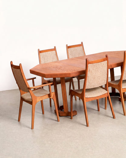 MCM Oak Dining Set by Nordic Furniture