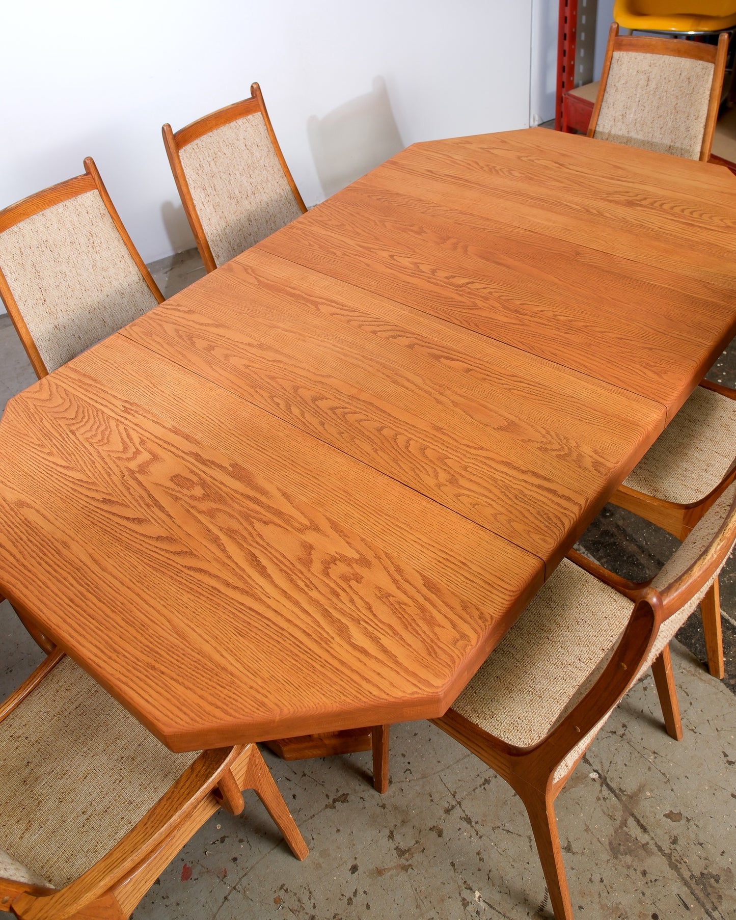 MCM Oak Dining Set by Nordic Furniture