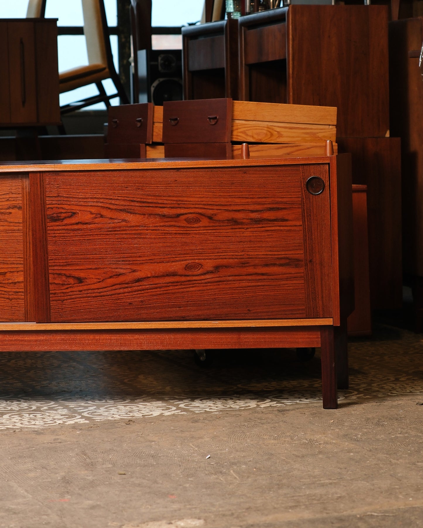 MCM Rosewood Credenza