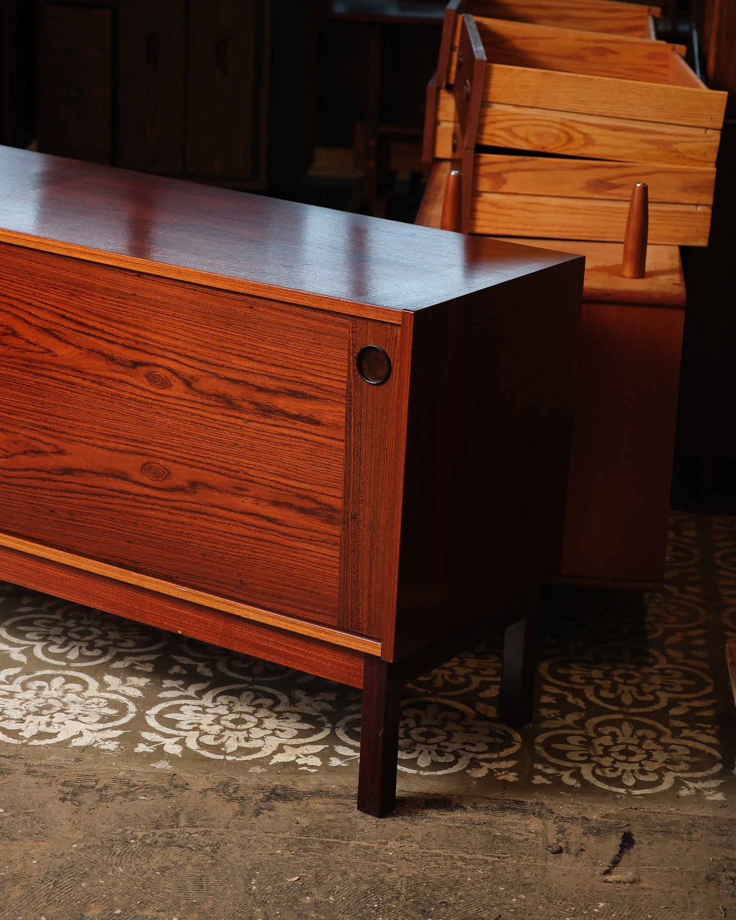 MCM Rosewood Credenza