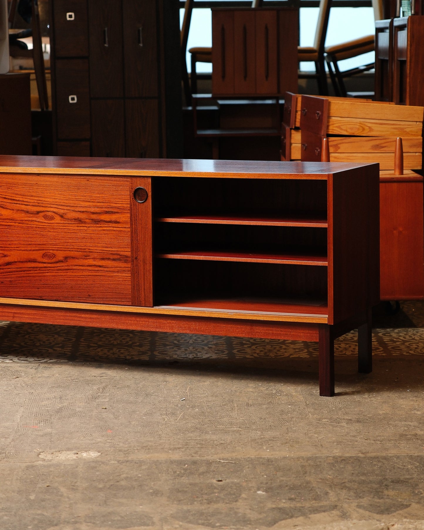 MCM Rosewood Credenza