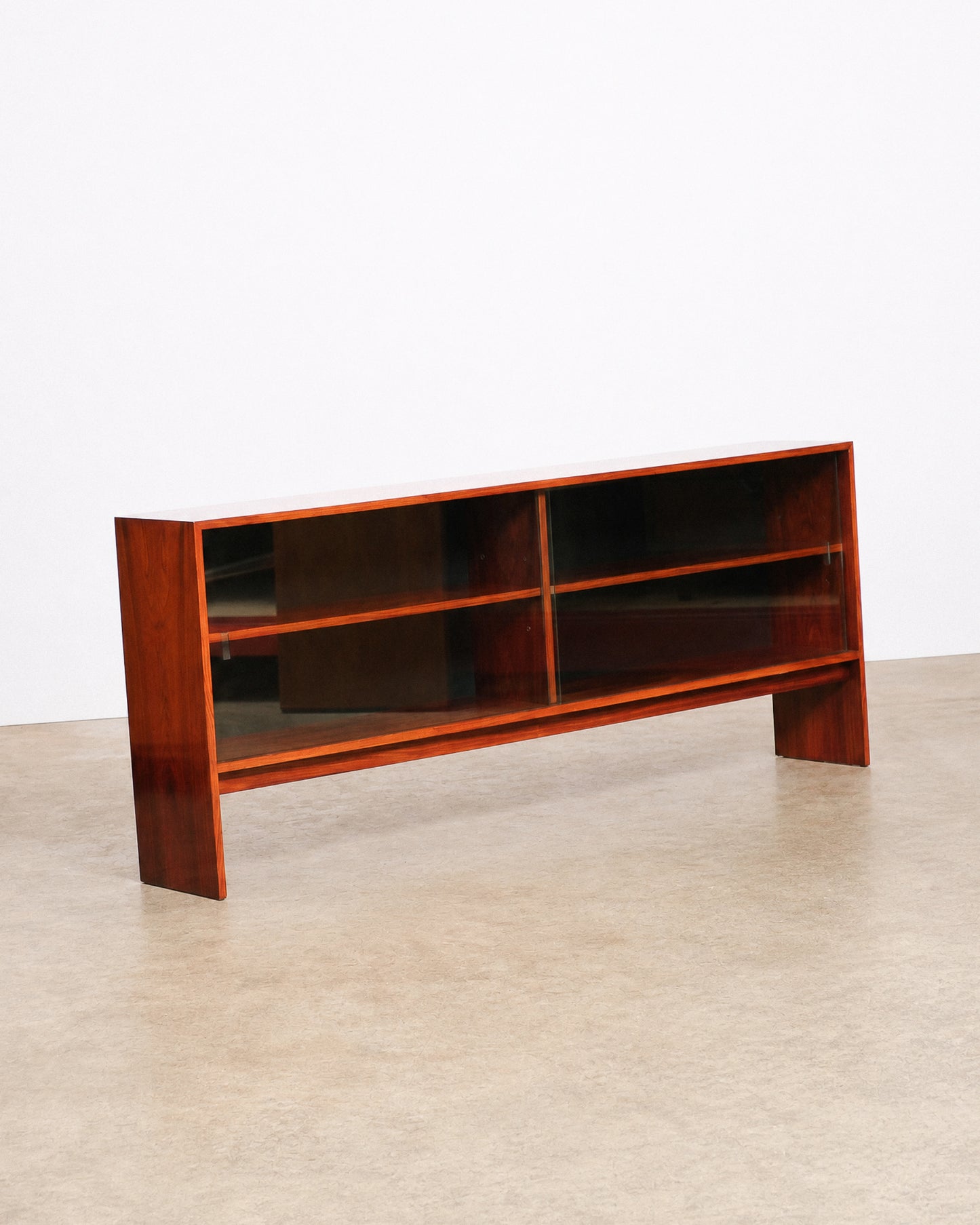 MCM Rosewood Glass Cabinet by Skovby