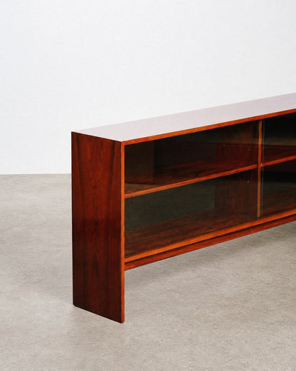 MCM Rosewood Glass Cabinet by Skovby
