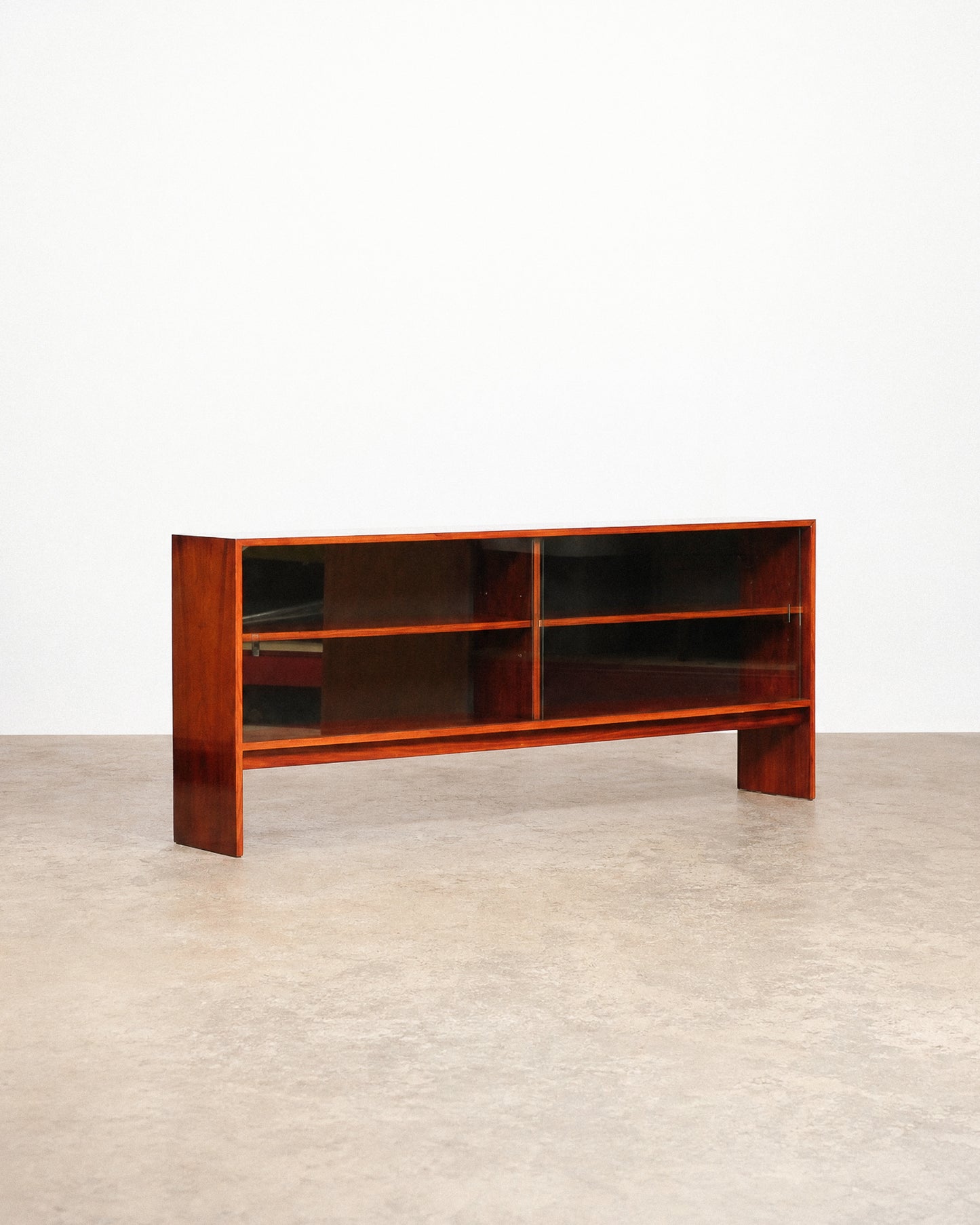 MCM Rosewood Glass Cabinet by Skovby