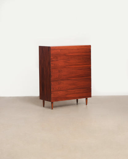 MCM Rosewood Tallboy Dresser