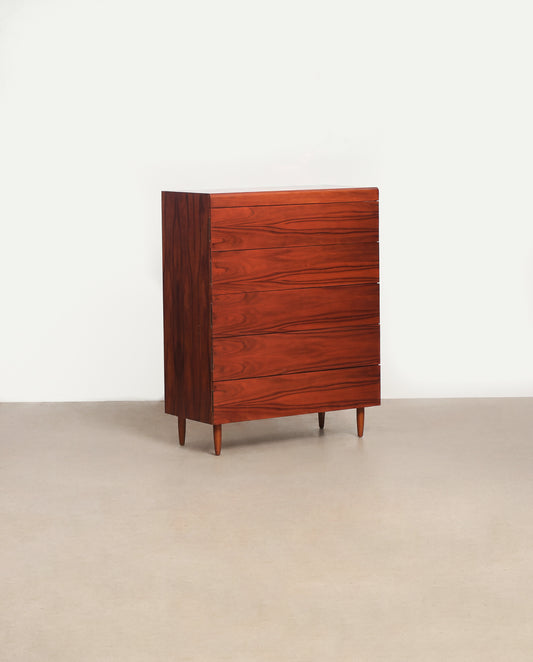 MCM Rosewood Tallboy Dresser
