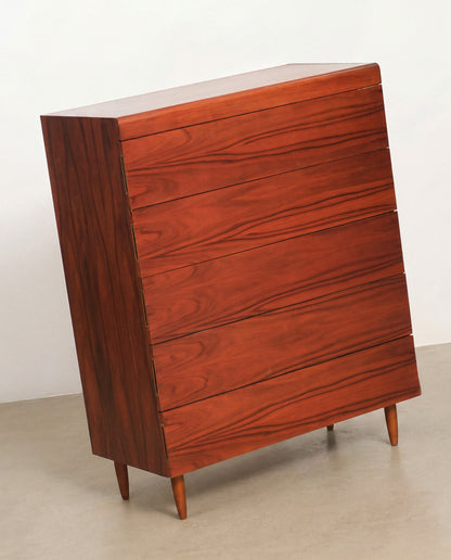 MCM Rosewood Tallboy Dresser