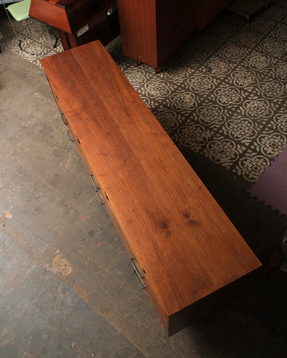 MCM Sculpted Walnut Dresser