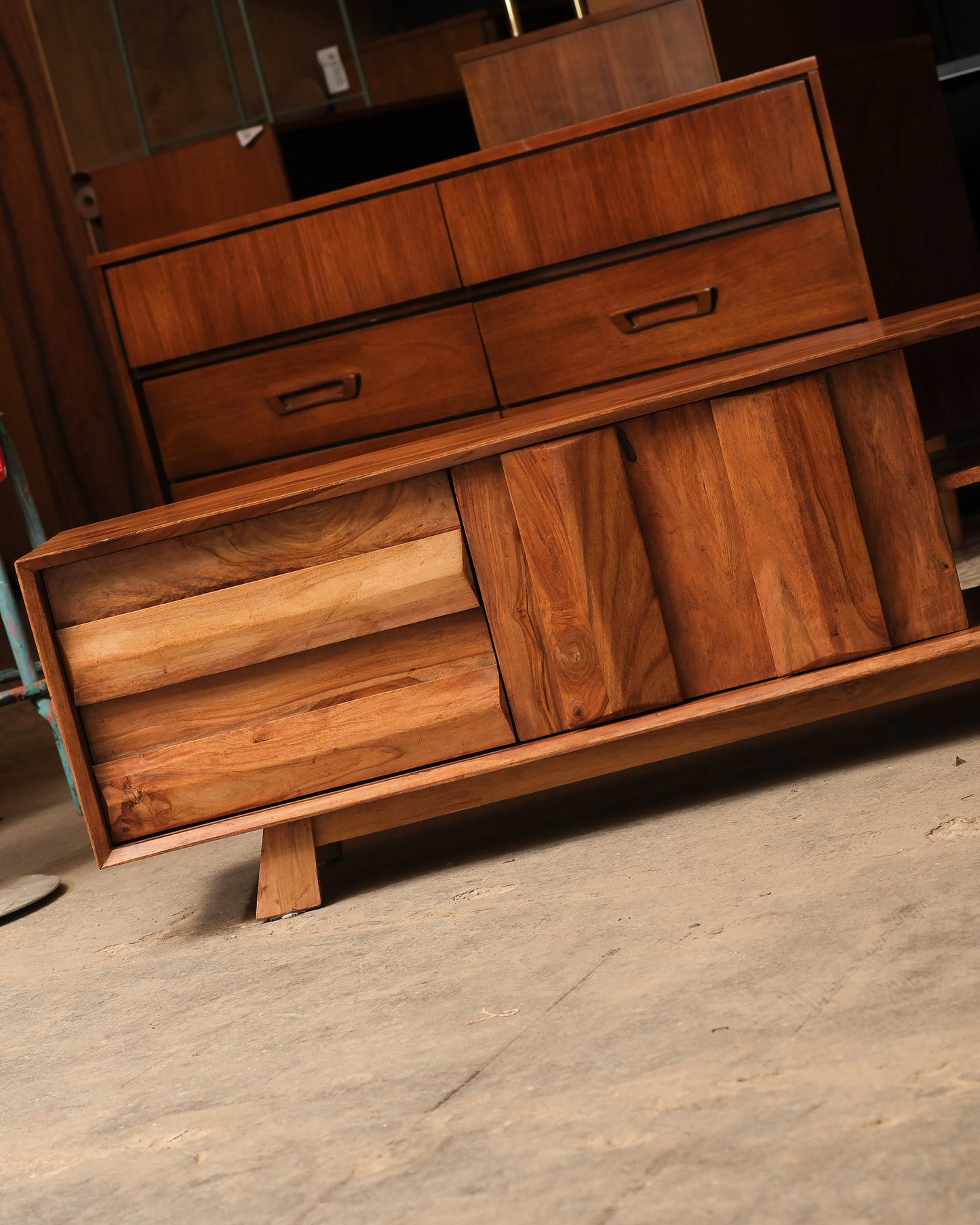 MCM Solid Wood Credenza