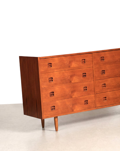 MCM Teak 12-Drawer Dresser